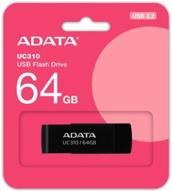 Resim Adata Uc310-64gb 64gb Usb3.2 Gen1 Black Flash Bellek 