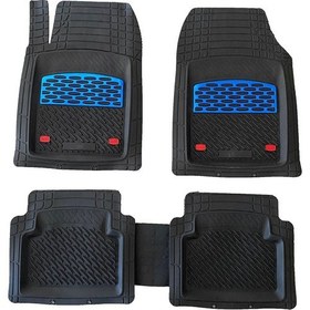 Resim Safi̇r Nissan Qashqai+2 Uyumlu 4d Extra Derin Havuzlu Paspas Mavi 