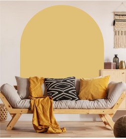 Resim Piksel Grafik Yarım Oval Bohem 