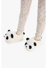 Resim Defacto Panda Temalı Düz Taban Panduf Erkek Çocuk A8256A824WN Siyah 