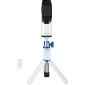 Resim SIRUI VK-2W Mobil Gimbal + Çok Fonksiyonlu Masa Üstü Beyaz Tripod Seti 