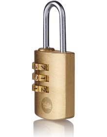 Resim Yale 30 Mm 3 Şifreli Pirinç Asma Kilit Asma Kilit 