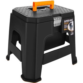 Resim Superbag Süper Bag Tabure Takım Çantası Metal Kilitli Balıkçı Çantası 