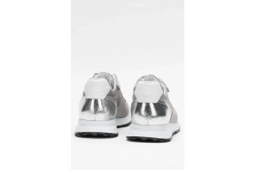 Resim Dericlub Kadın Kalın Taban Bağcıklı Spor Günlük Ayakkabı Gerçek Deri Cr 2482 Gri 