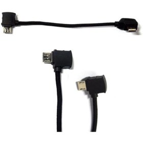 Resim Profisher Djı Mavic Pro Uzaktan Kumanda Için Mikro Data Veri Kablosu Naylon Örgülü 