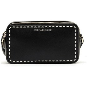 Resim Michael Kors Jet Set Contrast Stitch Crossbody Bag 32t4gj6c1l Siyah 