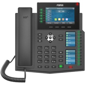 Resim Fanvil Fanvıl X6 Siyah Gıgabıt Ip Telefon Renkli Ekran Poe 