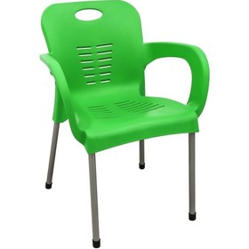 Resim Mandella Nil Koltuk 4 Adet Demir Ayaklı Yeşil 