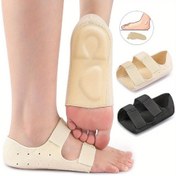 Resim Ayarlanabilir Ateş Tendonitis Topuk Koruyucu - Şok Emici Ergonomik Tasarım ile Nefes Alabilir Kesikler, Bej & Siyah Seçenekler için Duruş Desteği, Taşınabilir Ev & Ofis Kullanımı için, Topuk Ped, Duruş Desteği, Rahat Uygunluk, Şok Emici Malzeme 