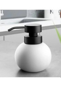Resim Gönül Gnl3115 Stoneware Beyaz Seramik Sıvı Sabunluk 500 Ml Beyaz 