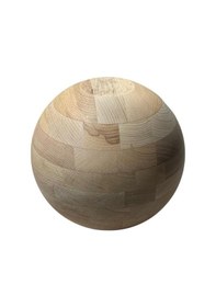 Resim Ahşap Kayın Sehpa Küresi 