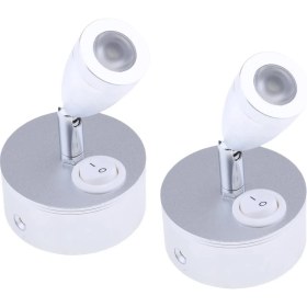 Resim Wetnwind 2pcs 3W 12V LED Hafif Göz Koruması Okuma Işık Ayarlanabilir Eklem LED (Yurt Dışından) 
