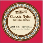 Resim D'Addario J2701 Normal Tension Tek Klasik Gitar Teli (E) 