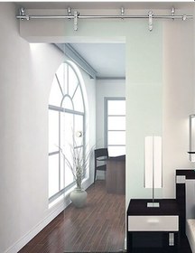 Resim Ht-8101E-Set Lama Paslanmaz Sürme Cam Kapı Mekanizma Seti 