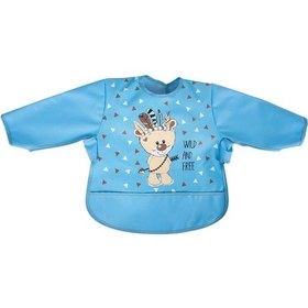 Resim Sevi Bebe Kollu Mama Önlüğü - Ayıcık 