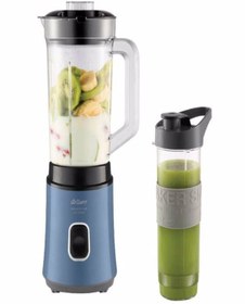 Resim woodhub Çok Renkli Mavi Sürahi Blender, Güneş Koruyucu ve Hediye ile Güvenle Kullanım 