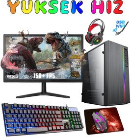 Resim BigGameX BLOOD SK36 AMD RYZEN 5 5500 32GB RAM 1TB SSD RX550 4GB 19''MONİTÖR OYUNCU MASAÜSTÜ BİLGİSAYAR 