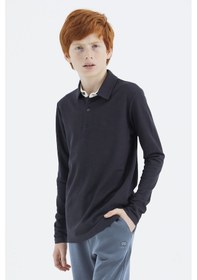Resim Tommylife Tommy Life Lacivert Polo Yaka Basic Erkek Çocuk T-shirt - 11171 Lacivert 