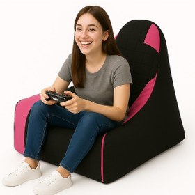 Resim Xxl Oyuncu Koltuğu Pembe - Siyah 