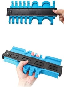 Resim RELATOS Büyük Boy Kalıp Çıkarma Kontur Ölçüm Cihazı Ahşap Fayans Şekillendirme Kalıbı 24 Cm 