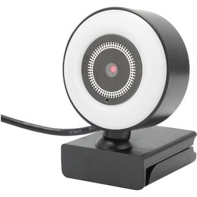 Resim Vkemall 1080p/30fps Usb 2.0 Webcam, Mikrofonlu, 5m Ses Alımı, 1920x1080 Çözünürlük, Windows Uyumlu, Video Konuşma/toplantı/canlı Yayın İçin 