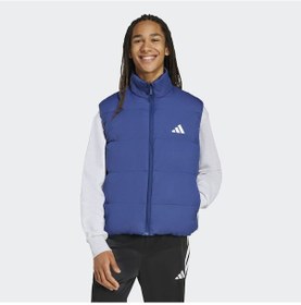Resim Adidas Jm4080 Ess 3s Puf D V Erkek Spor Yelek Mavi 