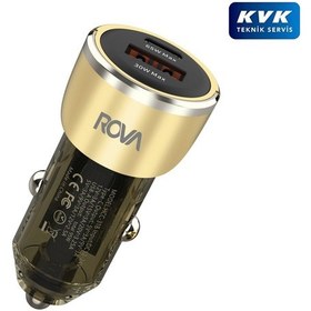 Resim Rova Osb194 A+c Giriş Pd65w+usb30w Araç Şarjı Başlığı 95w 