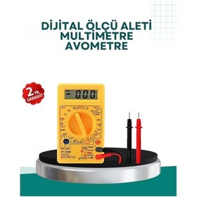 Resim Muratech Elektrik Ölçüm Cihazı Dijital Multimetre 10 Amper Destekli 