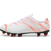 Resim Beyaz Erkek Çocuk Futbol Ayakkabısı 10748013-ATTACANTO Fg/ag Jr Puma Wh 
