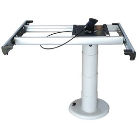 Resim Nuova Yükseklik Ayarlı Sürgülü Hidrolik Karavan Masa Ayağı Gri 