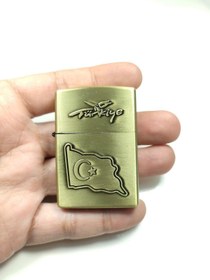 Resim Işlemeli Ve Kabartmalı Zippo Tarzı Benzinli Çakmak 