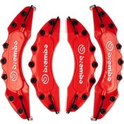 Resim Honda Kırmızı Brembo 4'lü Kaliper Seti Kabartmalı 