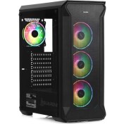 Resim Dark Guardian Pro 750W 80+ Bronze 4x12cm ARGB LED Fanlı USB 3.0 Bilgisayar Kasası (DKCHGRPRO750GD) 
