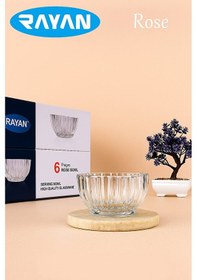 Resim Rayan Rose Serisi 6 Lı Kase Takımı 10 Cm Şık Sunum Kaseleri K Çok Renkli 