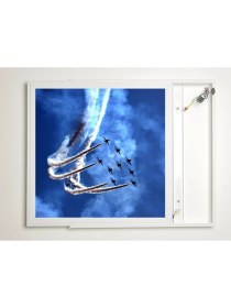 Resim Gök Panel 60X60 LED Panel Sıva Üstü Desenli Tekli 46511070SU 