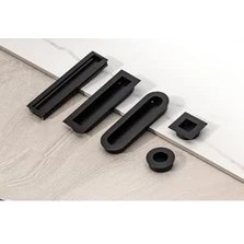 Resim 7471 Mat Altın Renkli Gömme Kulp 128 mm Renksiz Tek Ebat SSY7471 0128 Bb 