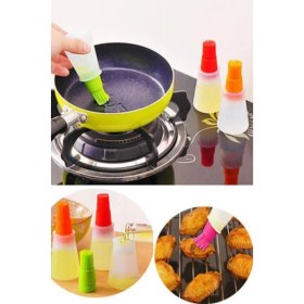Resim Mediterian Pratik beyaz silikon yağ ve sos fırçası, yumurta ve yağlık, 0-249 ml, 1 parça 
