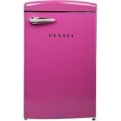 Resim VESTEL RETRO SB14111 Pembe 122 Lt Statik Buzdolabı 