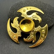 Resim 1 Adet Altın Alaşımlı Fidget Spinner - Detaylı Tasarım ve Pürüzsüz Rulmanlar, Dayanıklı EDC Rahatlama Oyuncak & Benzersiz Hediye Fikri için Dinlenme, Odaklanma & Zihin Açıklığı, Şık Alet, Yüksek Yoğunluklu Malzeme 