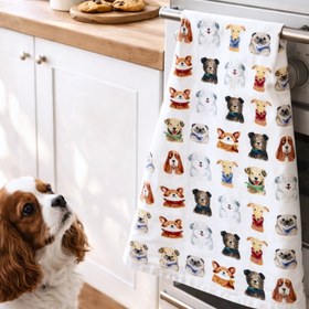 Resim Puppy %100 Pamuk Mutfak Havlusu 50x80 cm 