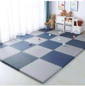 Resim Kalın Doku Yatak Odası Bebek Çocuk Odası Zemin Kaplama Matı 30 30 Cm 10 Adet 001 