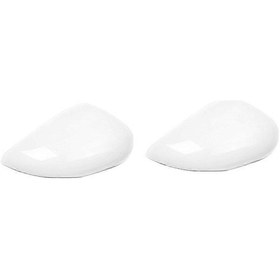 Resim 2 Adet Sol Sağ Beyaz Dikiz Aynası Yedek Kapak Kapağı Kılıfı - Kaiyi 