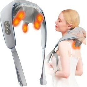 Resim Medilix El Hissiyatlı Yoğurmalı Omuz Ve Boyun Şarjlı Masaj Aleti Krem 