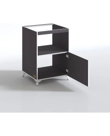 Resim Kenzlife ocak dolabı doğangün gri 85*60*56 hazır mutfak ankastre gömme ocak için arkalıksız 