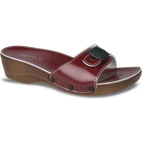 Resim Ceyo Minelli Topuklu Kadın Anatomik Terlik Kırmızı 