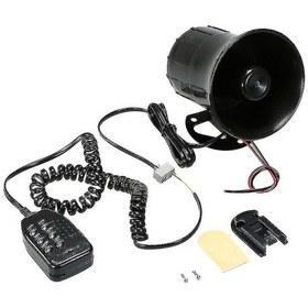 Resim Yaleker 6 Sesli Süper Yüksek Sesli Araç Hoparlörü - 115db Acil Durum Siren Sistemi 
