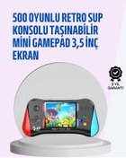 Resim shopwave Taşınabilir Oyun Konsolu – 3,5" Ekranlı ve 500 Oyunlu 