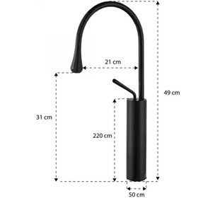 Resim Fkn Milano Çanak Lavabo Bataryası Altın 