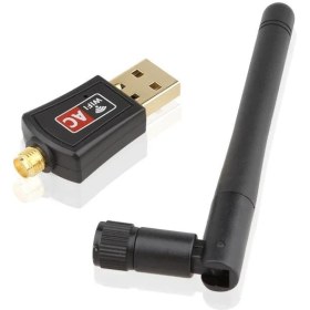 Resim Juo Db600Ac Dual Band 600Mbps USB Wi-Fi Kablosuz Alıcı Ağ Adaptörü 