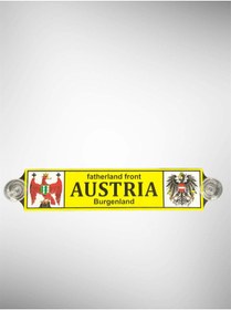 Resim OTO SÜSLEN İSTANBUL PVC Vantuzlu Arma Austria 20cm 